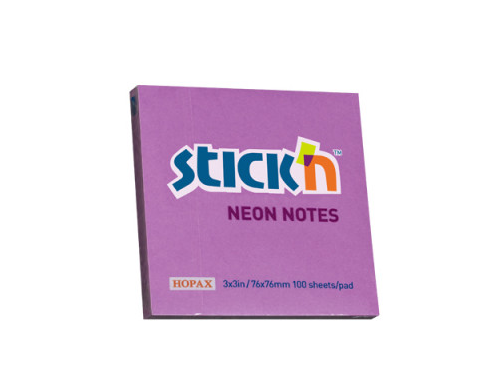 STICK NOTES STICK'N 76X76 NEON MOV
