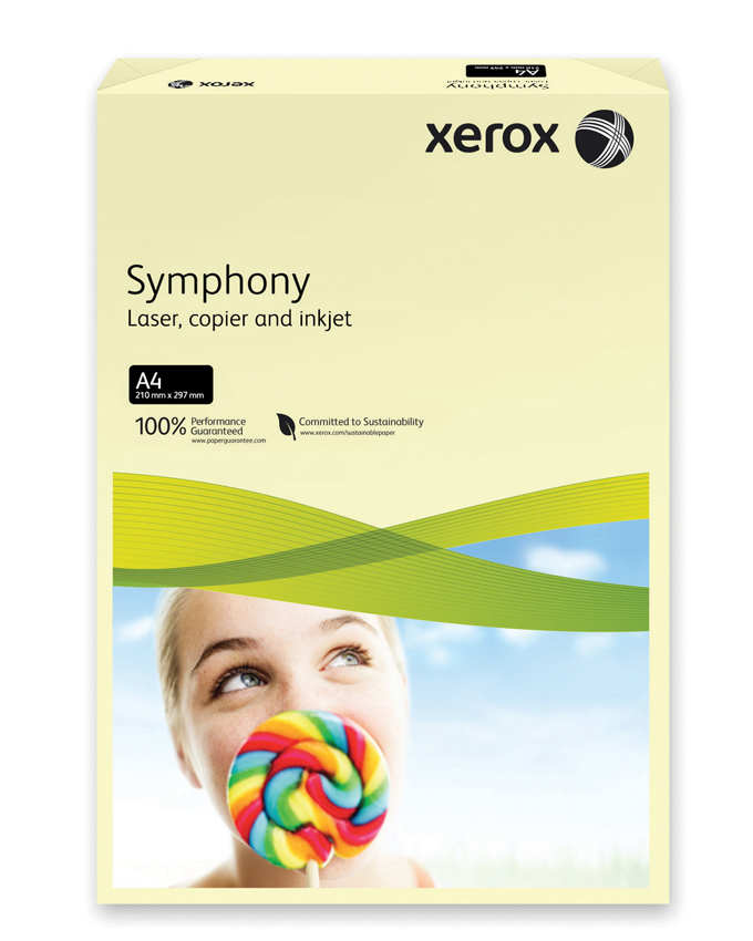 HARTIE COLORATA XEROX SYMPHONY PASTEL A4 160G/MP 250COLI/TOP IVORY