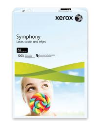 HARTIE COLORATA XEROX SYMPHONY PASTEL A4 160G/MP 250COLI/TOP BLUE