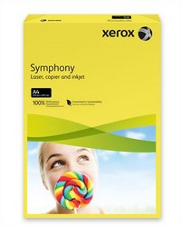 HARTIE COLORATA XEROX SYMPHONY INTENSE A4 80G/MP 500COLI/TOP DARK YELLOW