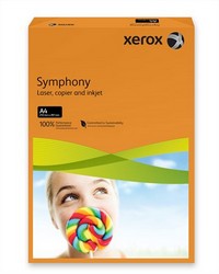 HARTIE COLORATA XEROX SYMPHONY INTENSE A4 80G/MP 500COLI/TOP ORANGE