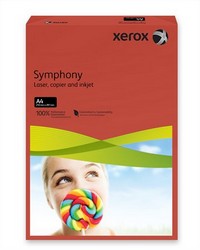 HARTIE COLORATA XEROX SYMPHONY INTENSE A4 80G/MP 500COLI/TOP DARK RED