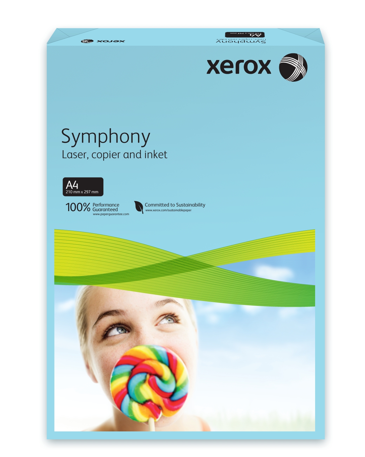 HARTIE COLORATA XEROX SYMPHONY INTENSE A4 80G/MP 500COLI/TOP DARK BLUE