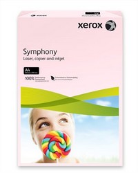 HARTIE COLORATA XEROX SYMPHONY PASTEL A4 80G/MP 500COLI/TOP PINK