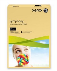 HARTIE COLORATA XEROX SYMPHONY MID A4 80G/MP 500COLI/TOP BUTTERCUP MID