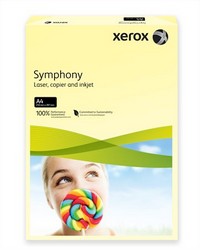 HARTIE COLORATA XEROX SYMPHONY PASTEL A4 80G/MP 500COLI/TOP YELLOW