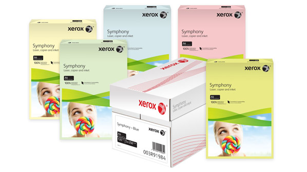 HARTIE COLORATA XEROX SYMPHONY MID NEON A4 80G/MP 500COLI/TOP GREEN NEON