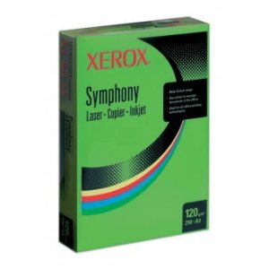 HARTIE COLORATA XEROX SYMPHONY INTENSE A4 160G/MP 250COLI/TOP DARK GREEN