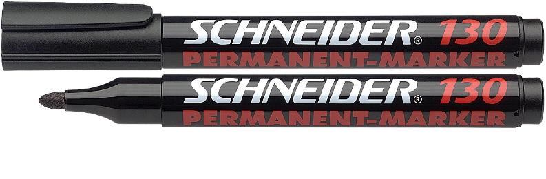 MARKER PERMANENT SCHNEIDER 1-3MM 130 NEGRU