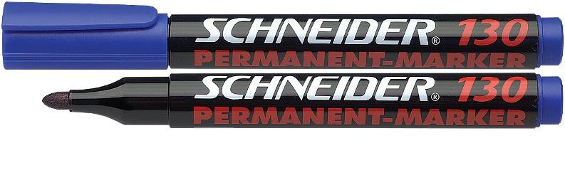 MARKER PERMANENT SCHNEIDER 1-3MM 130 ALBASTRU