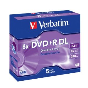 DVD+R DOUBLE (DUAL) LAYER CU CARCASA VERBATIM