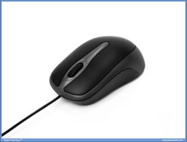 MOUSE OPTIC VERBATIM CU FIR SI MUFA USB NEGRU