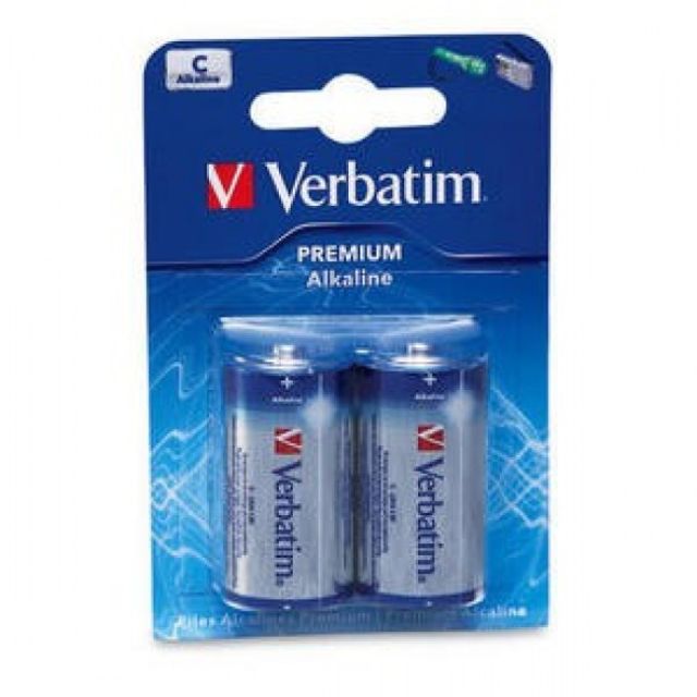 BATERII TIP C LR14 2BUC/SET VERBATIM ALKALINE