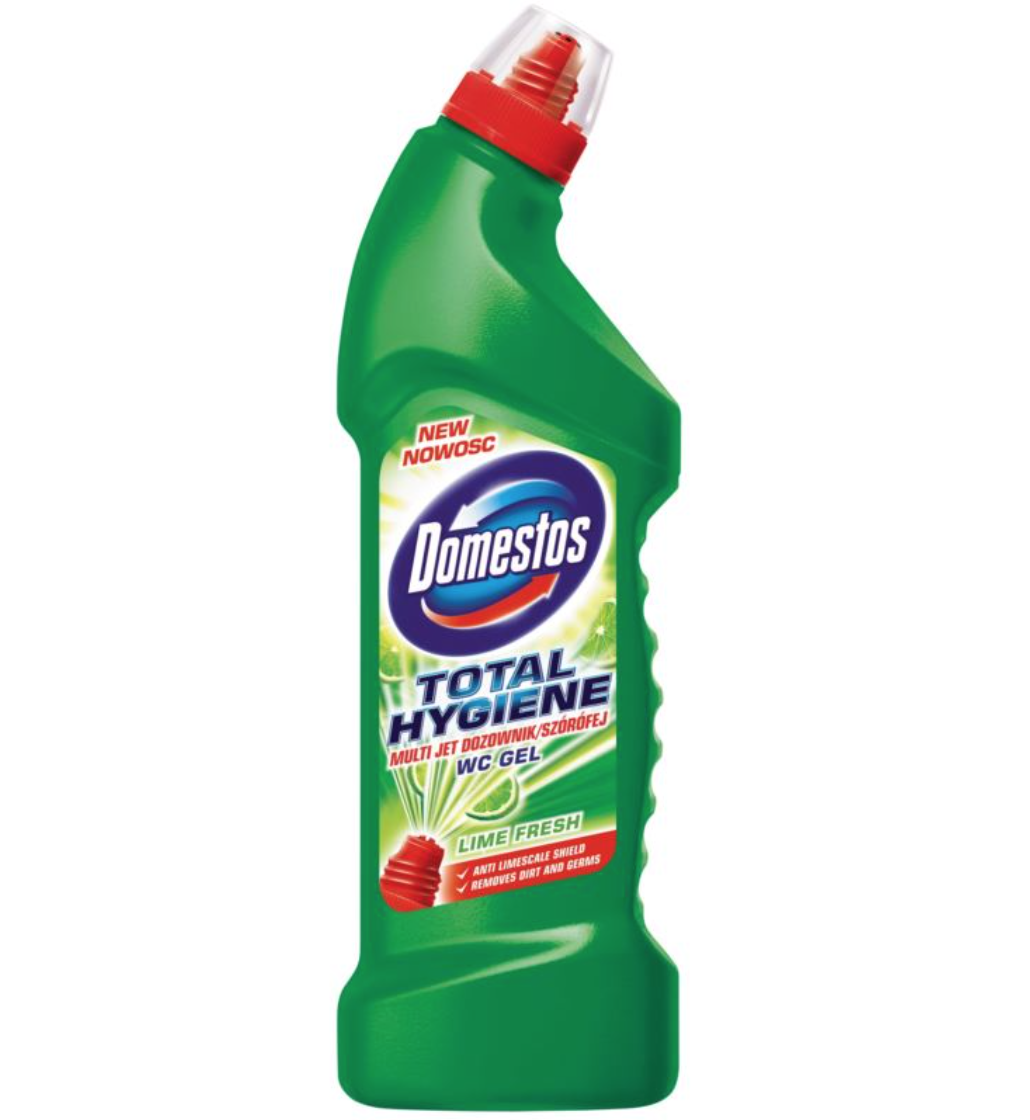 SOLUTIE CURATARE TOALETA DOMESTOS 700ml TOTAL HYGYENE LIME FRESH IMPOTRIVA DEPUNERILOR DE PIATRA