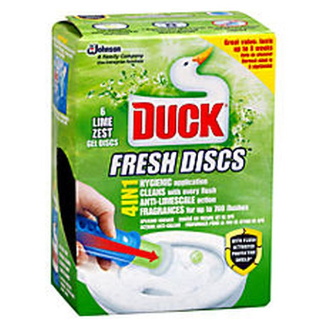 REZERVE ODORIZANT GEL PENTRU VASUL DE TOALETA DUCK FRESH DISCS MARINE 12DOZE/SET