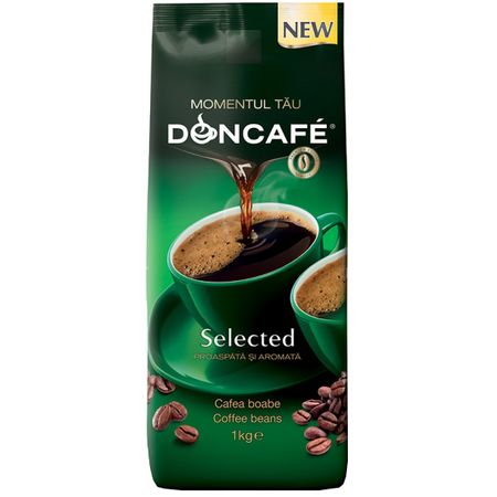 PACHET CAFEA BOABE DONCAFE SELECTED 1KG