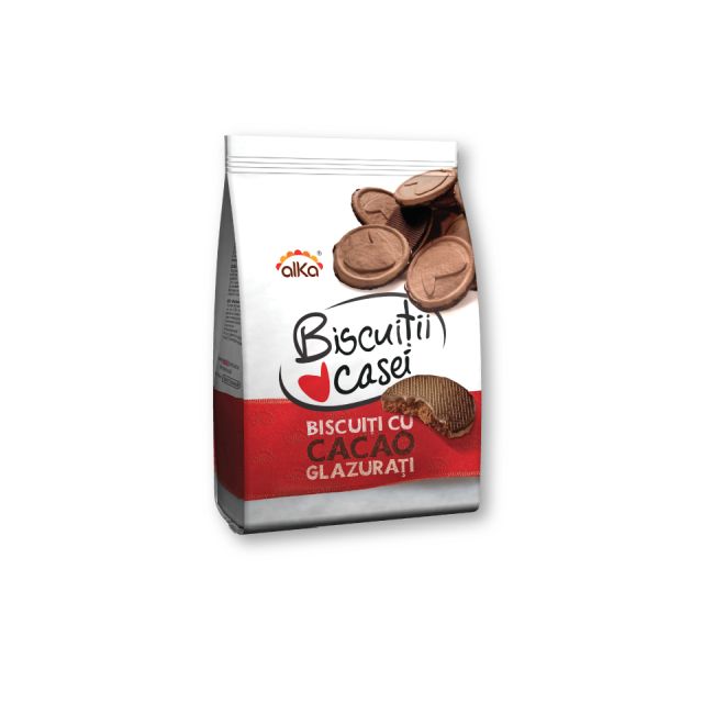 PACHET BISCUITII CASEI ALKA CU CACAO 200G