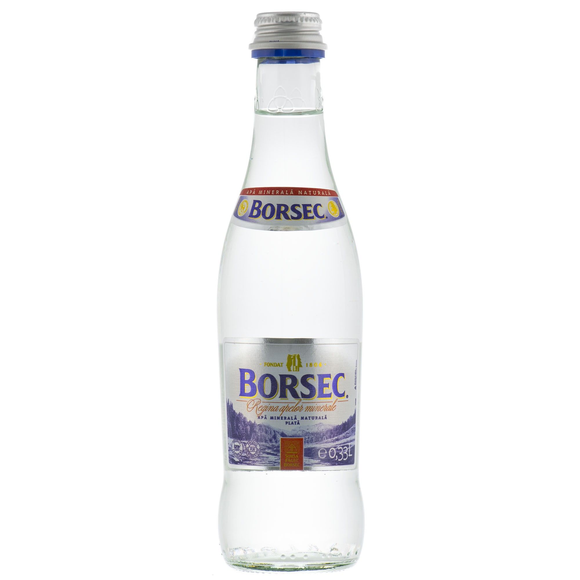 STICLA DE STICLA  APA MINERALA BORSEC 0.33L