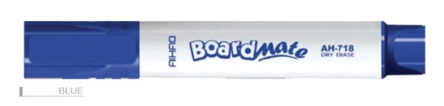 MARKER WHITEBOARD AIHAO 7181 VARF ROTUND 1-3mm ALBASTRU