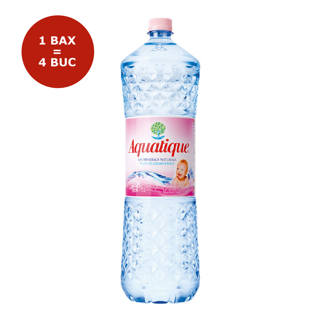 APA PLATA PET 2L AQUATIQUE 4 BUCATI/BAX