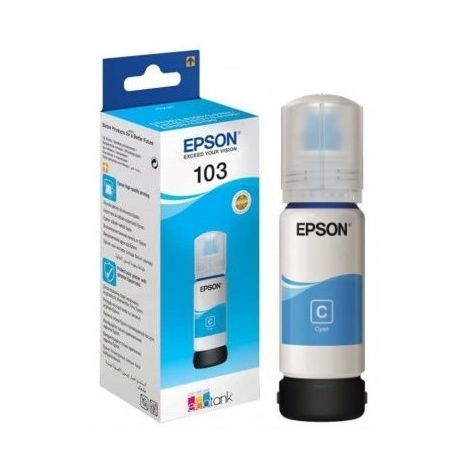 CARTUS CYAN 103 C13T00S24A 70ML ORIGINAL EPSON L3110 CISS