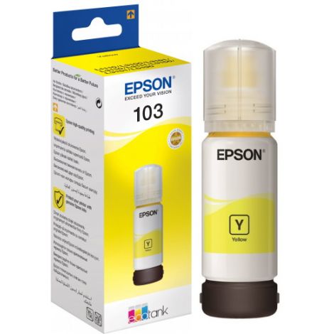 CARTUS YELLOW 103 C13T00S44A 70ML ORIGINAL EPSON L3110 CISS