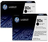 DUAL PACK CARTUS TONER NR.80X CF280XD 2X6,9K ORIGINAL HP LASERJET PRO 400 M401A