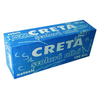 CRETA SCOLARA ALBA 100BUC/CUT