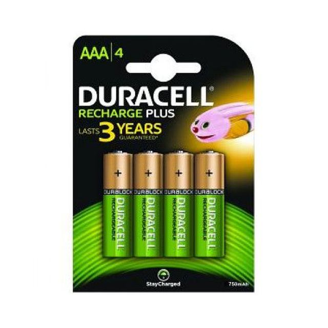 ACUMULATORI AAA REINCARCABILI 4 BUC/SET DURACELL