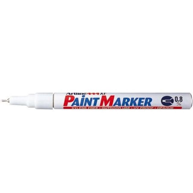 MARKER CU VOPSEA ARTLINE 444XF VARF ROTUND 0.8MM ALB