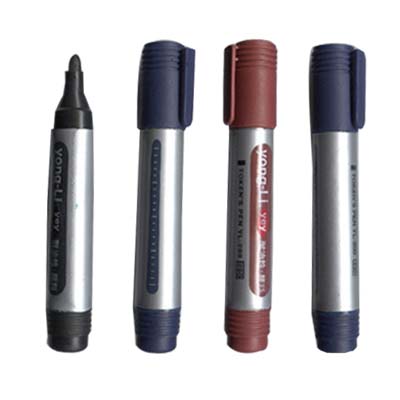 MARKER PERMANENT STANDARD VARF ROTUND 1-3MM ALBASTRU