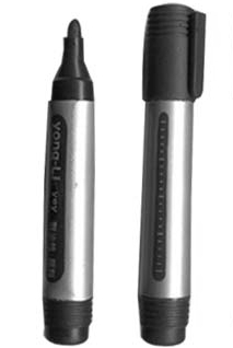 MARKER PERMANENT STANDARD VARF ROTUND 1-3MM NEGRU