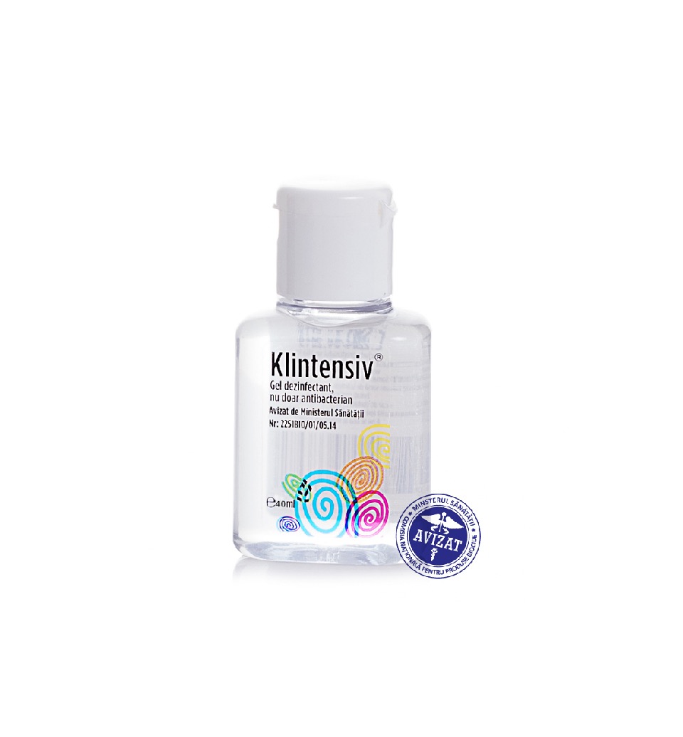 Dezinfectant maini gel Klintensiv 40ml