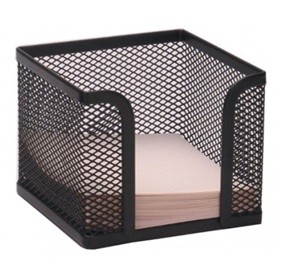 SUPORT CUB NOTITE DIN PLASA METALICA MESH STANDARD NEGRU