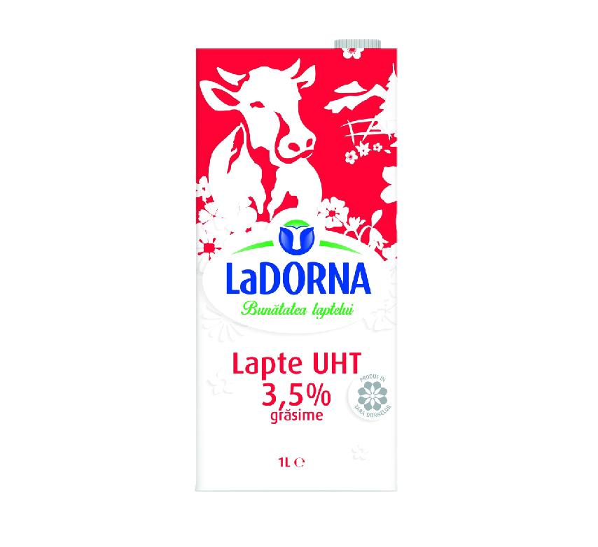 CUTIE LAPTE UHT LA DORNA 1 LITRU GRASIME 3.5%