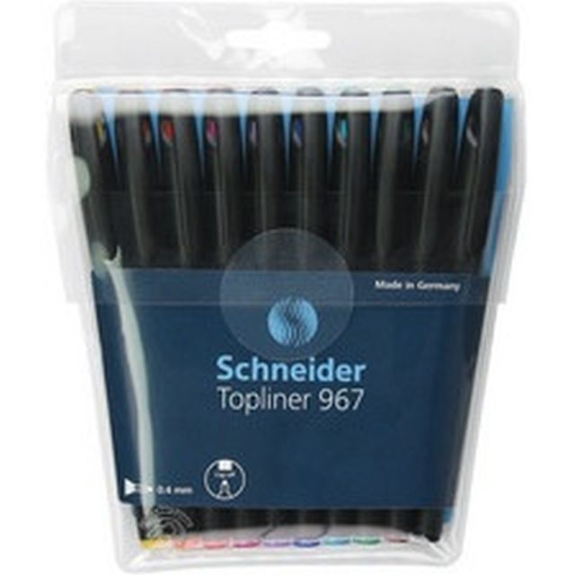 LINER SCHNEIDER 967 VARF 0.4MM 6BUC/SET (N, R, A, V, Vi, Roz)