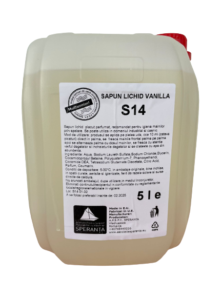 Sapun lichid delicios Vanilla S14 5000ml [5LITRI]