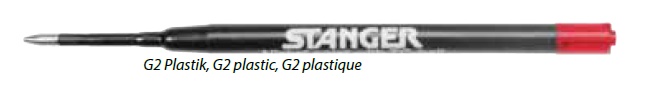 REZERVA TIP PARKER STANGER G2 PLASTIK ALBASTRU