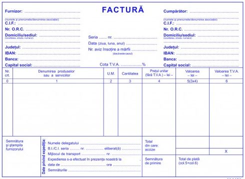 FACTURIER A5 AUTOCOPIATIV 3 EX 50COLI