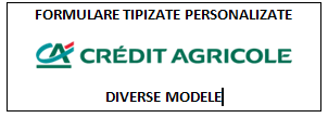 BANDEROLE BANI CREDIT AGRICOLE BANK 1 LEU