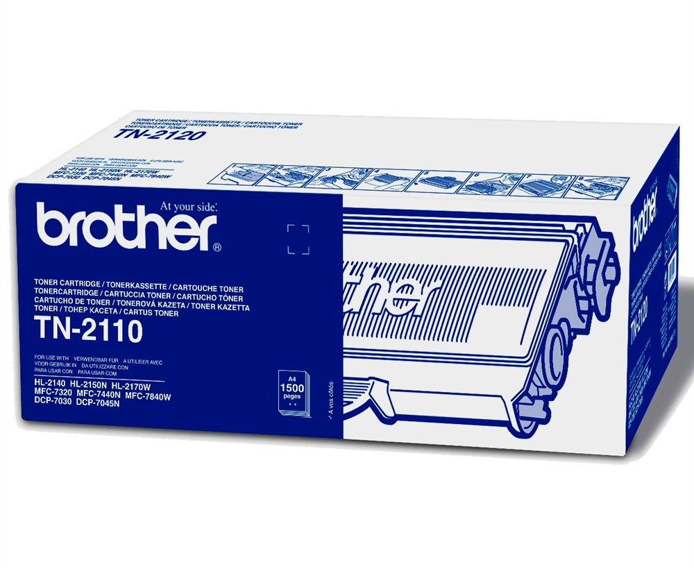 CARTUS TONER TN2110 1,5K ORIGINAL BROTHER HL-2140 PT DCP -7030