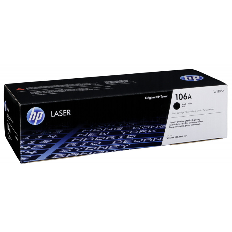 CARTUS TONER ORIGINAL HP W1106A BLACK 1K HP LASERJET 137 / 107