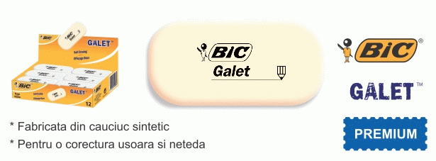 Radiera Bic Galet